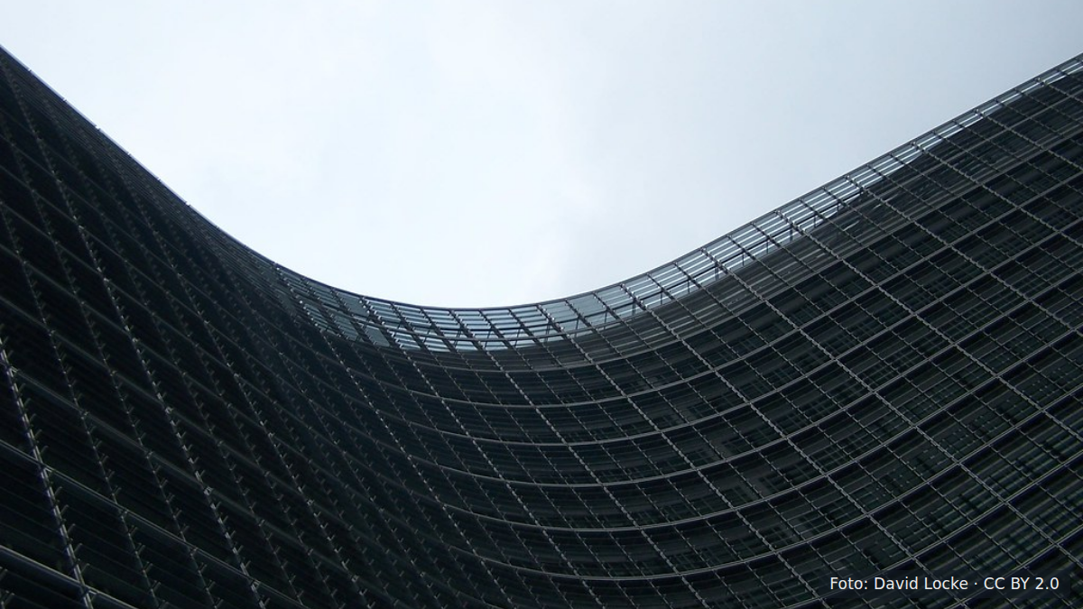 Berlaymont-gebouw van de Europese Commissie in Brussel
